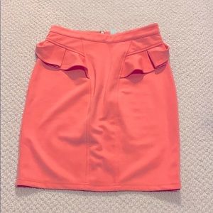 Forever 21 Peach Skirt Size Small